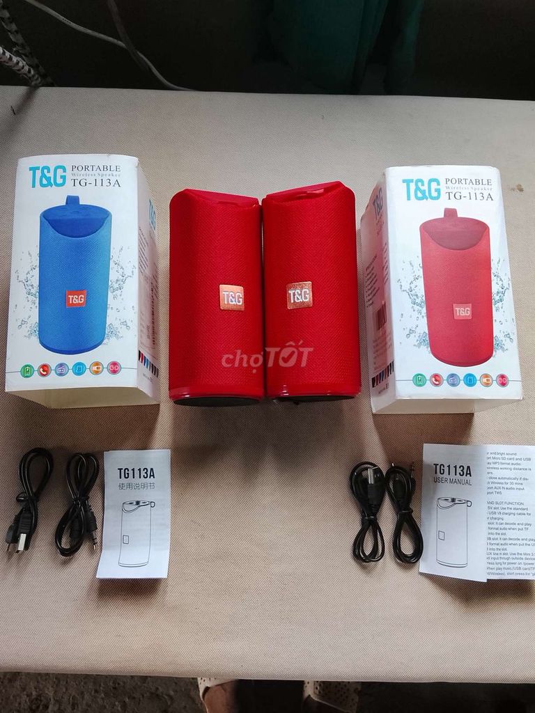 Loa Bluetooth T&G TG-113A Đỏ. Mua bán Tivi, Âm thanh tại Huyện Chợ Gạo Tiền Giang được đăng bởi Nguyễn Thiện Tâm hình 1