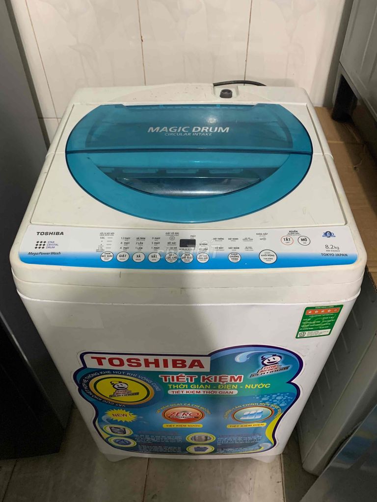 Máy giặt Toshiba 8.2kg hoạt động tốt bao lắp đặt