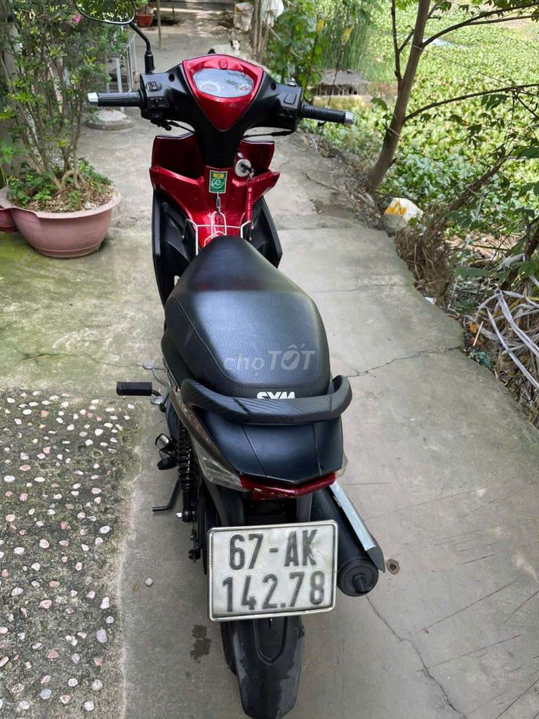 SYM Galaxy 50cc 2022 Đỏ đen 23000 km. Mua bán Xe máy tại Quận Gò Vấp Tp Hồ Chí Minh được đăng bởi Hung  hình 3