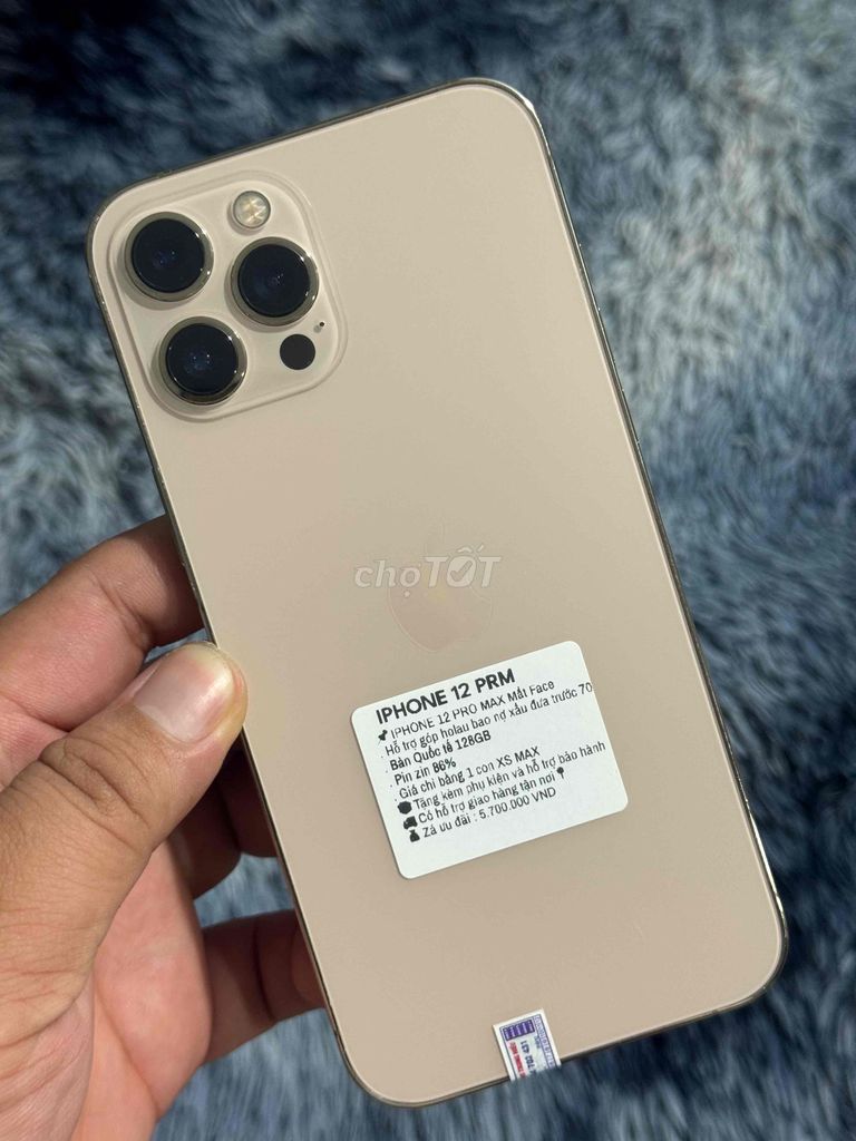 Apple iPhone 12 Pro Max 128GB Vàng. Mua bán Điện thoại tại Huyện Trảng Bom Đồng Nai được đăng bởi Hồ Trung Hiếu hình 1