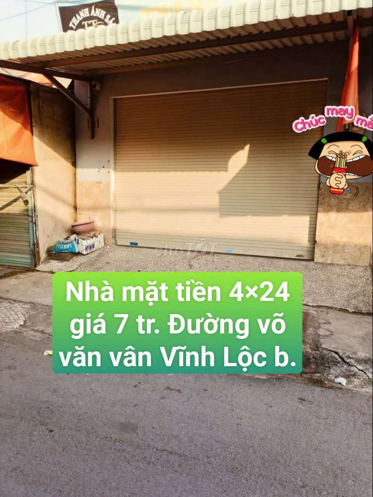 Nhà mặt tiền đường võ văn vân vlb 4×24.  Thuận lợi buôn bán mọi nghề