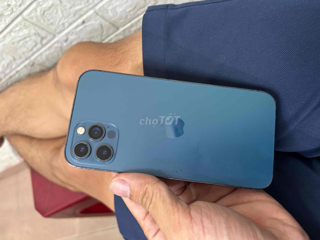 iPhone 12 Pro 128GB Xanh Màn lô. Mua bán Điện thoại tại Quận Liên Chiểu Đà Nẵng được đăng bởi Quán Net gaming hoà khanh  hình 1