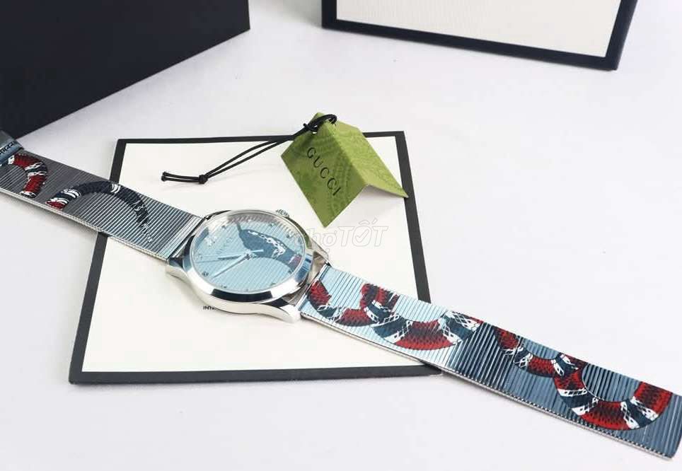 Gucci G-Timeless Snake Size 38mm Mới 99% Fullbox. Mua bán Đồng hồ tại Thành phố Thủ Đức Tp Hồ Chí Minh được đăng bởi Phương Watch Authentic hình 1