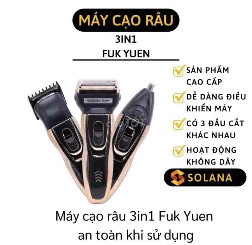 Máy cạo râu cắt tóc Đa Năng 3 Trong 1.Máy Cạo Râu