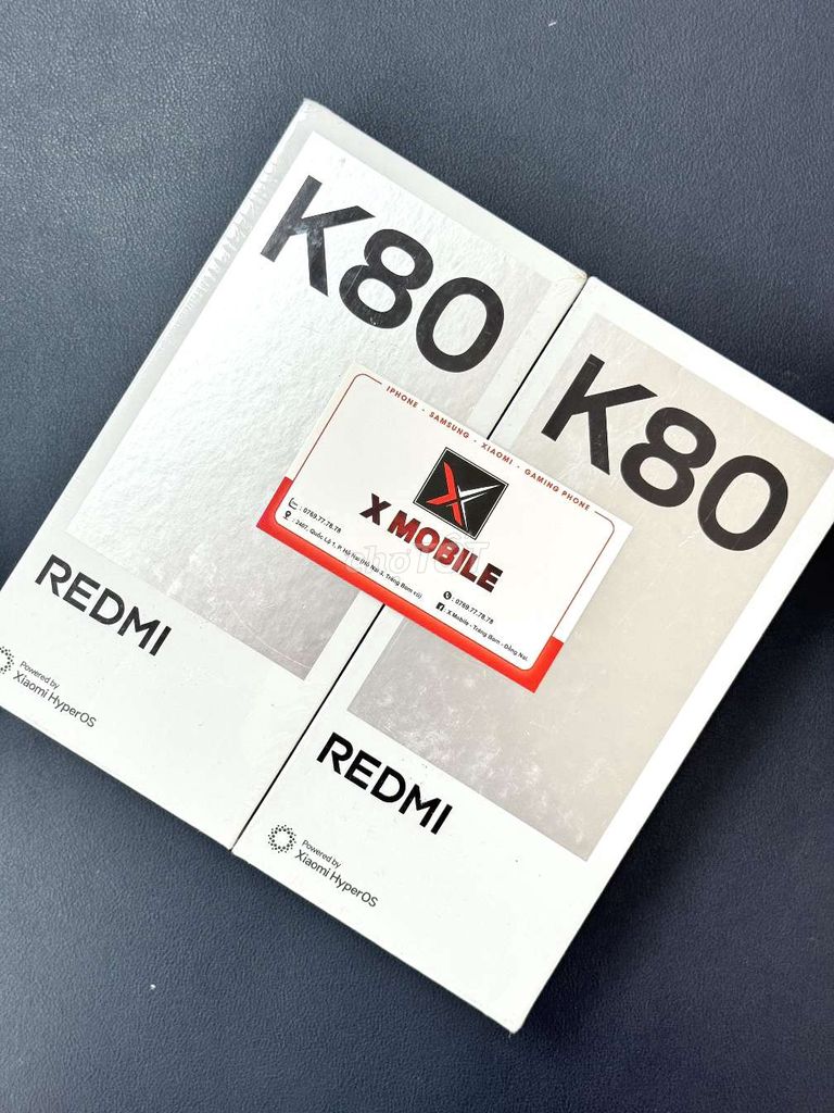 XIAOMI REDMI K80 12GB/256GB NEWSEAL SẴN ROM Q.TẾ. Mua bán Điện thoại tại Huyện Trảng Bom Đồng Nai được đăng bởi X Mobile Trảng Bom hình 1