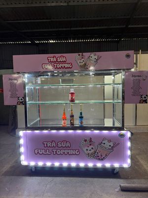 Xe bán trà sữa màu hồng full topping. Mua bán Đồ chuyên dụng, Giống nuôi trồng tại Huyện Bình Chánh Tp Hồ Chí Minh được đăng bởi tân thịnh vượng 51