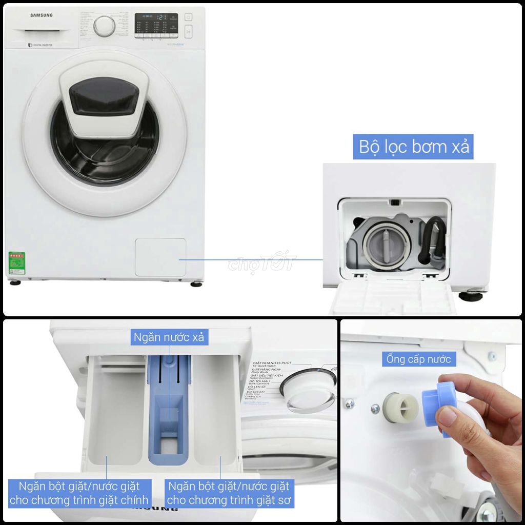 0915704567 - Máy giặt lồng ngang Samsung inverter 8kg mua ở ĐMX
