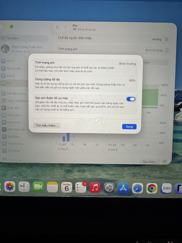 Apple MacBook Pro M1 13.3 inch 8GB/256GB. Mua bán Laptop tại Thành phố Thuận An Bình Dương được đăng bởi Tên chưa cung cấp hình 1