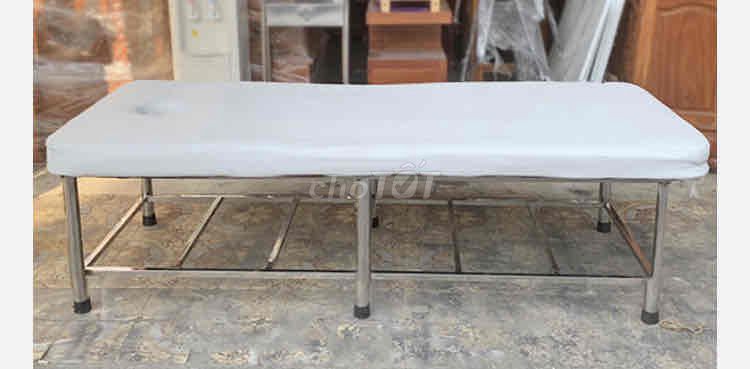 Giường massage Inox Trắng. Mua bán Giường, chăn ga gối nệm tại Quận Bình Tân Tp Hồ Chí Minh được đăng bởi Lisa Dang hình 1
