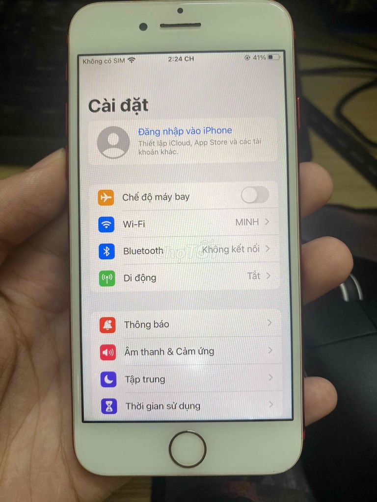 Apple iPhone 7 128GB Đỏ Đã sử dụng. Mua bán Điện thoại tại Quận Hoàng Mai Hà Nội được đăng bởi Nguyễn Đức Minh hình 1