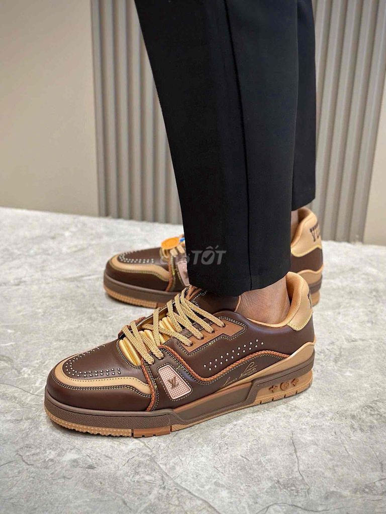 Giày Snk LV Trainer LA Bản Vip