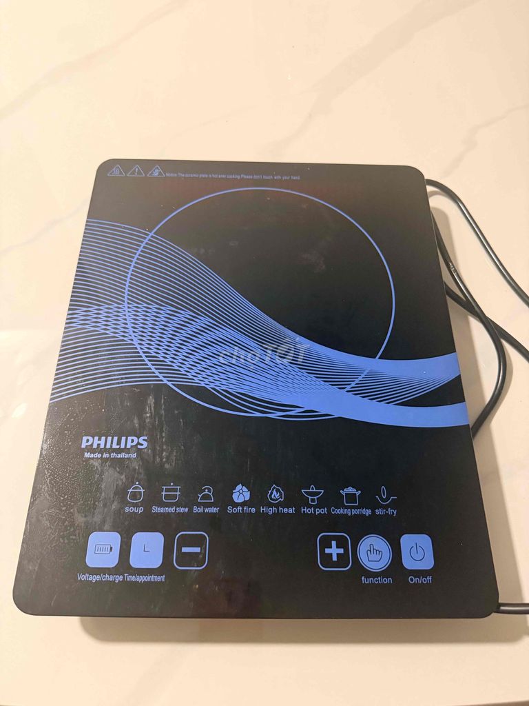 Bếp điện từ Philips Đen. Mua bán Bếp, lò, đồ điện nhà bếp tại Quận 6 Tp Hồ Chí Minh được đăng bởi Anne hình 1