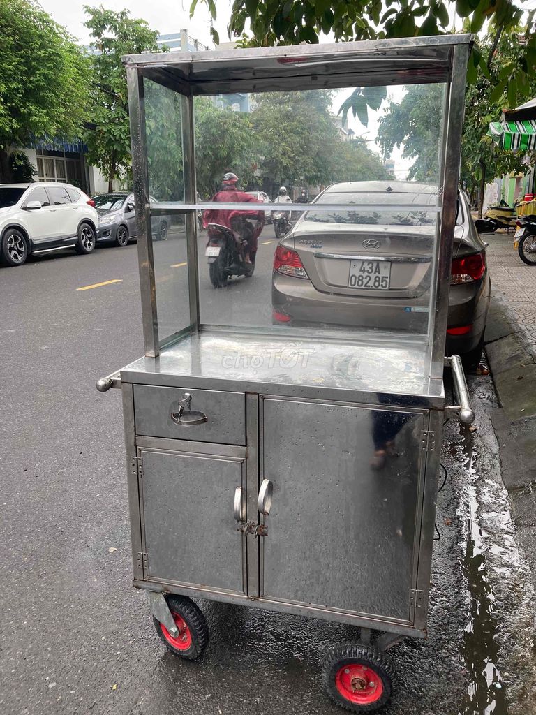 Thanh lý tủ inox bán hàng ăn