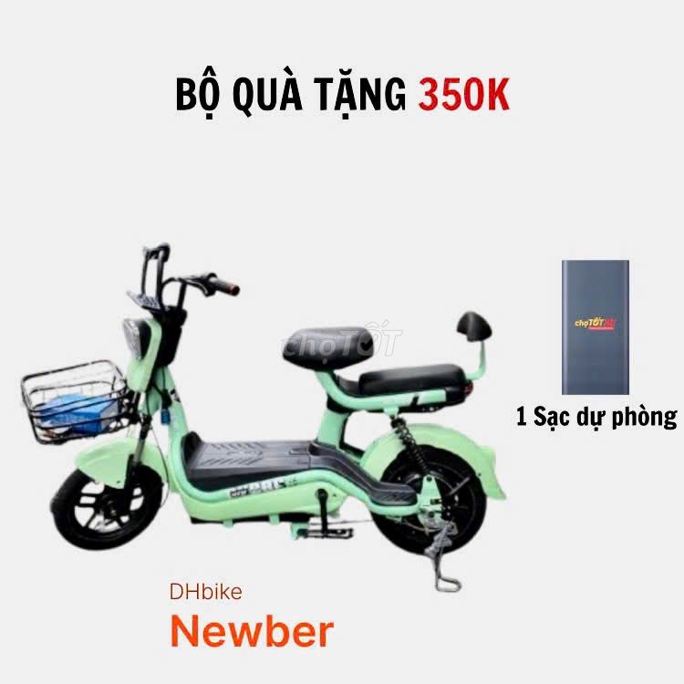 XE ĐIỆN DHBIKE MOKA 2024 XANH BẠC HÀ