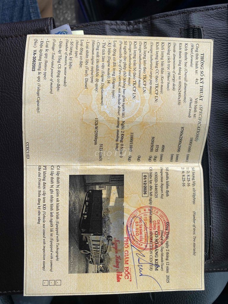 xe cẩu hino fc . thùng 6.1 m. sx 2022. Mua bán Xe tải, xe ben tại Thành phố Thuận An Bình Dương được đăng bởi PHƯƠNG XE TẢI hình 5