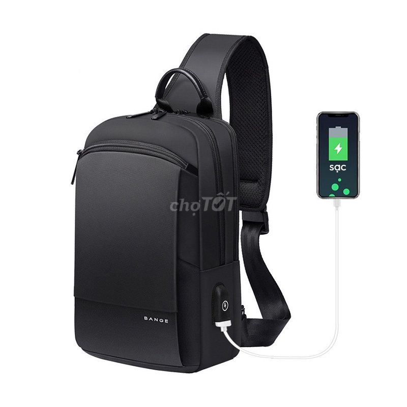Túi đeo chéo BANGE 77112 Nam Đen. Mua bán Túi xách tại Huyện Hóc Môn Tp Hồ Chí Minh được đăng bởi Vien hình 1