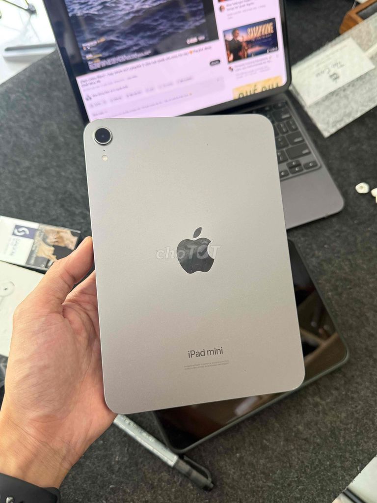 iPad mini 7 Xám 128GB 94%. Mua bán Máy tính bảng tại Quận Bình Thạnh Tp Hồ Chí Minh được đăng bởi Táo Care  hình 1