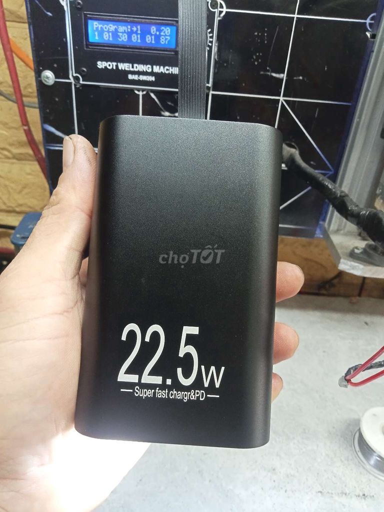 Sạc dự phòng, sạc nhanh 22,5w chuẩn 27.000mah