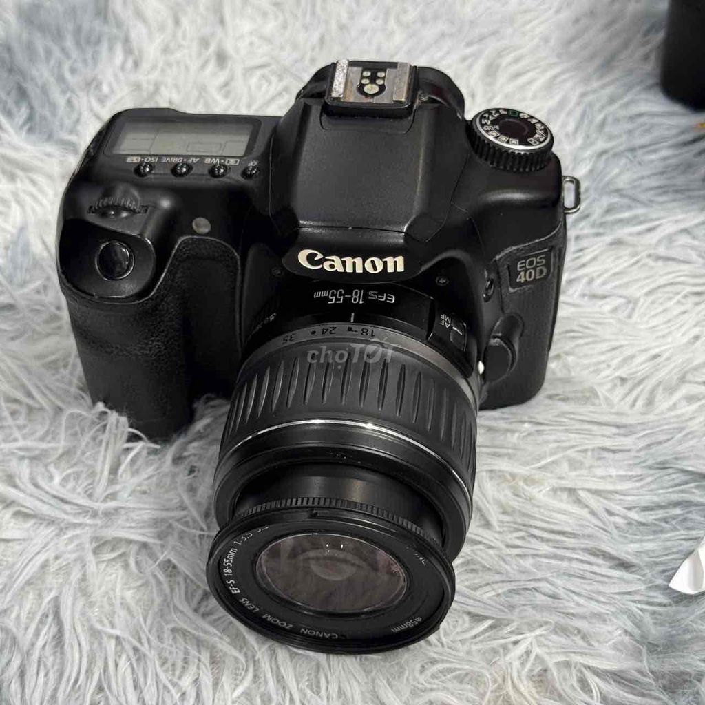 Máy ảnh Canon 40D kèm ống kính 18-55mm. Mua bán Máy ảnh, Máy quay tại Quận 5 Tp Hồ Chí Minh được đăng bởi Phan Thế Phong  hình 1
