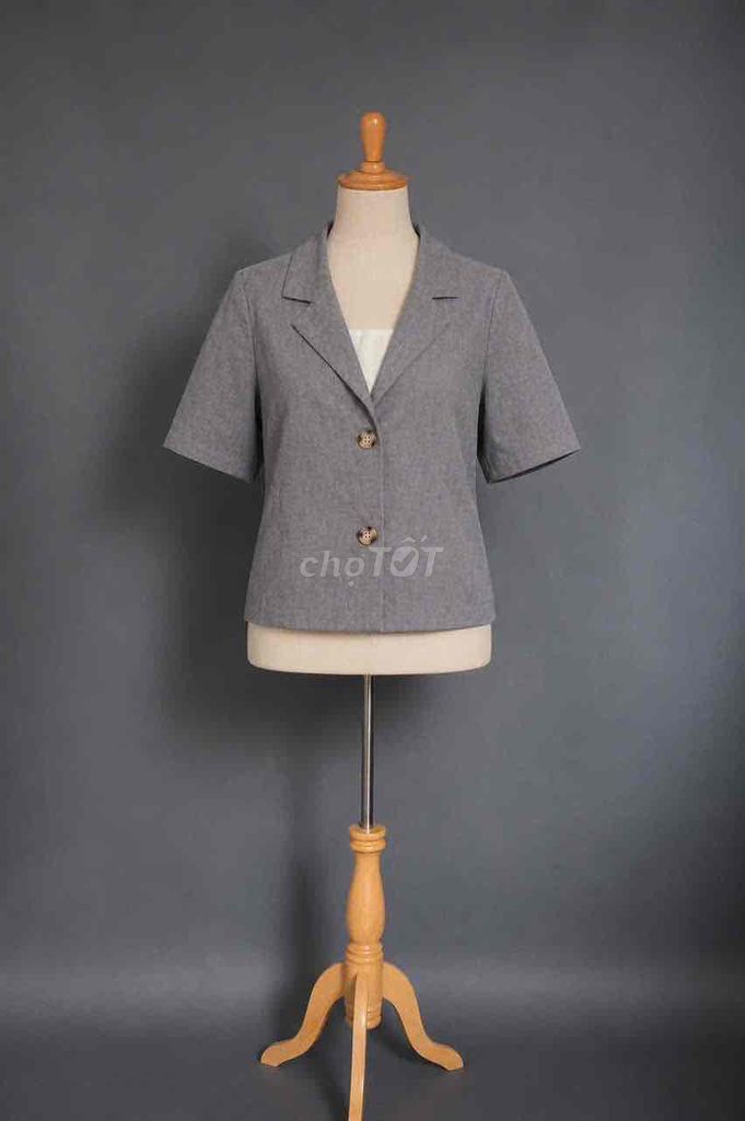 Áo khoác nữ xám size M. Mua bán Quần áo tại Quận Bình Thạnh Tp Hồ Chí Minh được đăng bởi lan anh hình 1