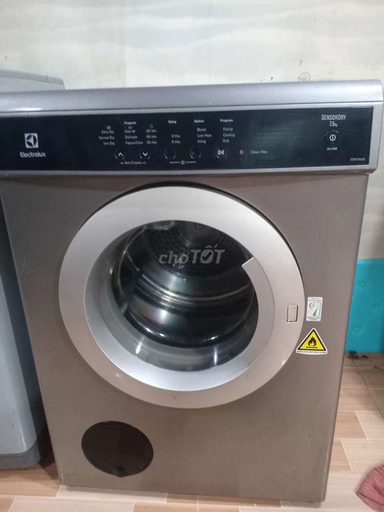 Máy sấy quần áo Electrolux EDS7552S 7.5kg Xám. Mua bán Máy giặt tại Quận 8 Tp Hồ Chí Minh được đăng bởi vinh nguyen hình 1