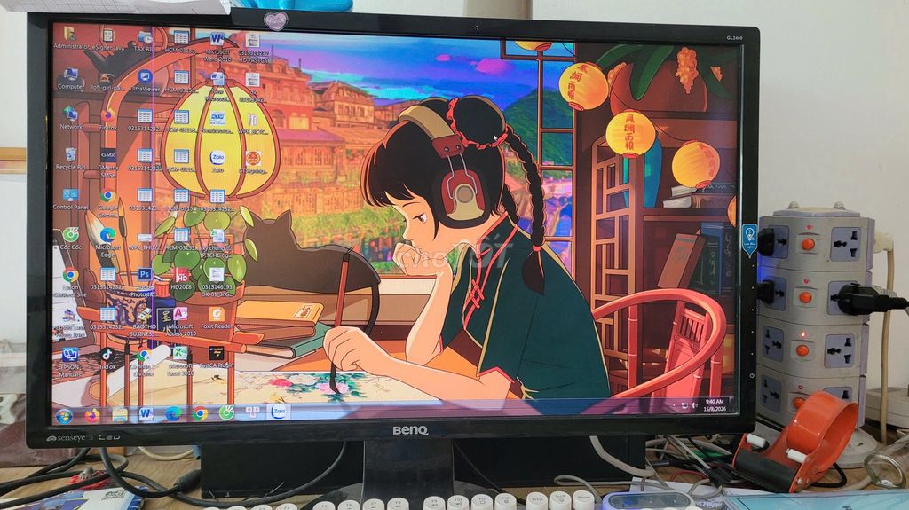 Màn hình BenQ GL2460 24 inch 2 sọc nhỏ. Mua bán Phụ kiện (Màn hình, Chuột...) tại Quận 6 Tp Hồ Chí Minh được đăng bởi dương tuấn hải hình 1