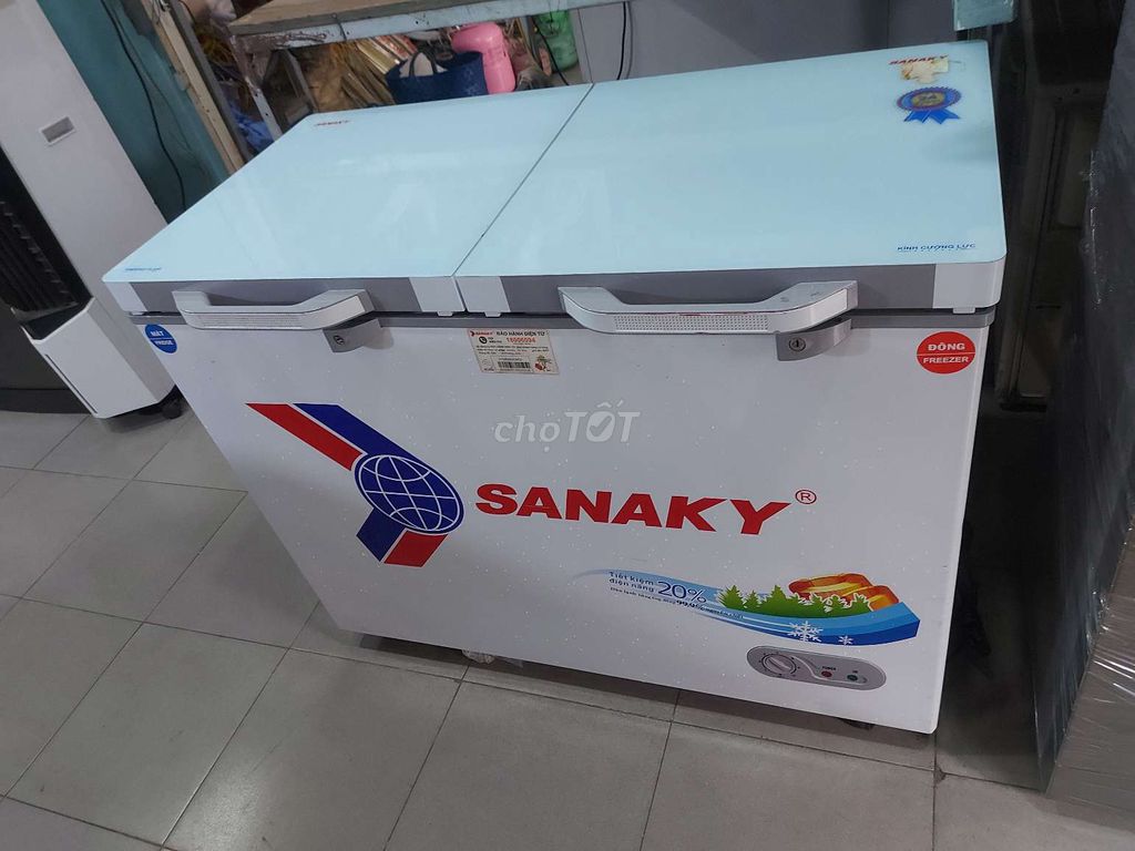 Tủ đông mát Sanaky 220L Inverter còn bh hãng 17Th