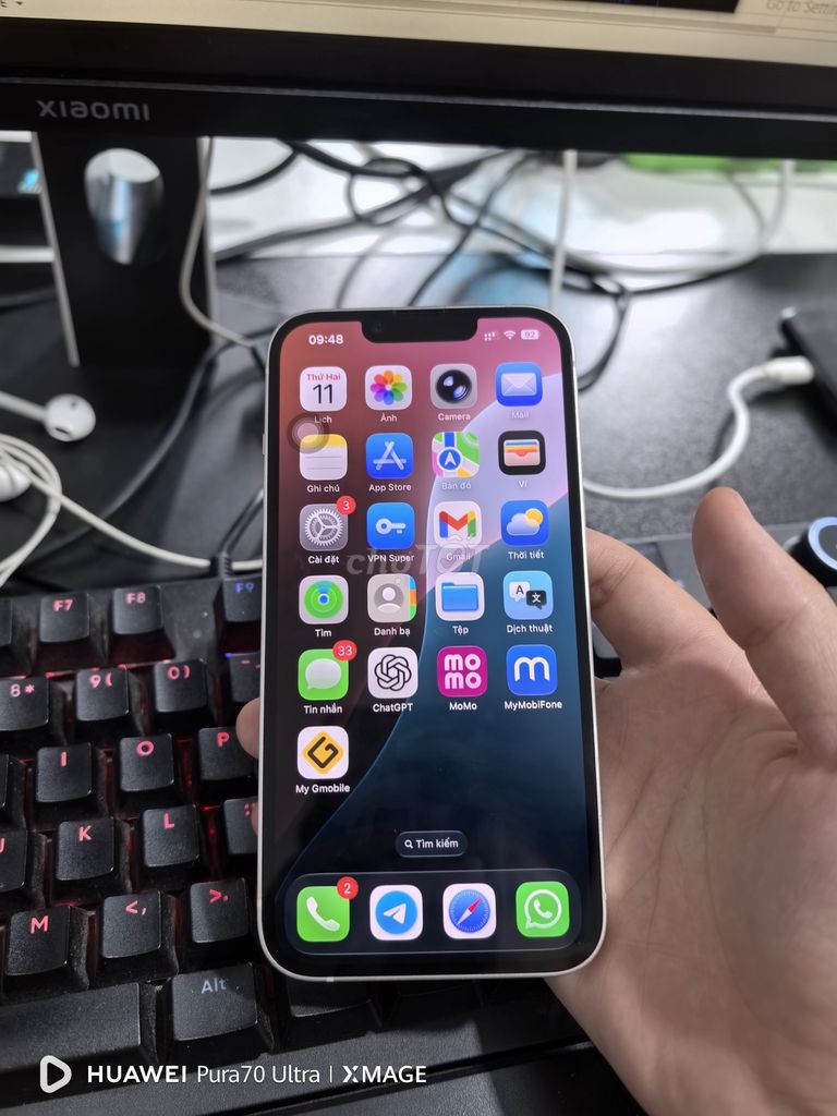 Apple iPhone 14 Trắng. Mua bán Điện thoại tại Huyện Ba Vì Hà Nội được đăng bởi Linh hình 1