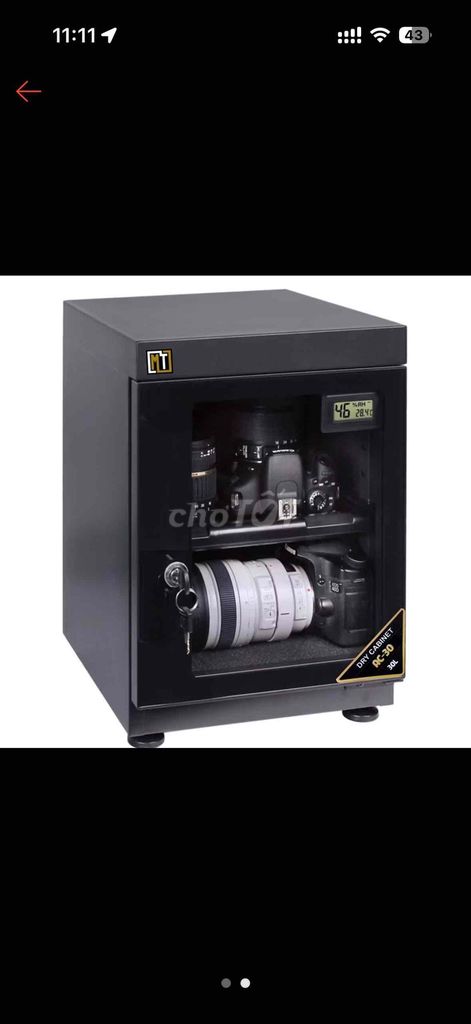 Tủ chống ẩm MT 30 lít Đen. Mua bán Nội thất, đồ gia dụng khác tại Thị xã Kỳ Anh Hà Tĩnh được đăng bởi Thân Mai hình 1