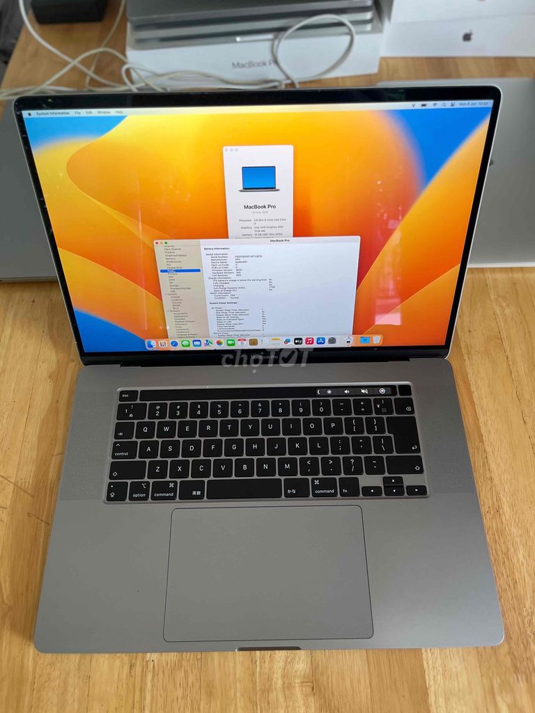 Apple MacBook Pro i7 16 inch 16GB/512GB. Mua bán Laptop tại Quận Sơn Trà Đà Nẵng được đăng bởi BƠ BƯ Macbook Cũ hình 1
