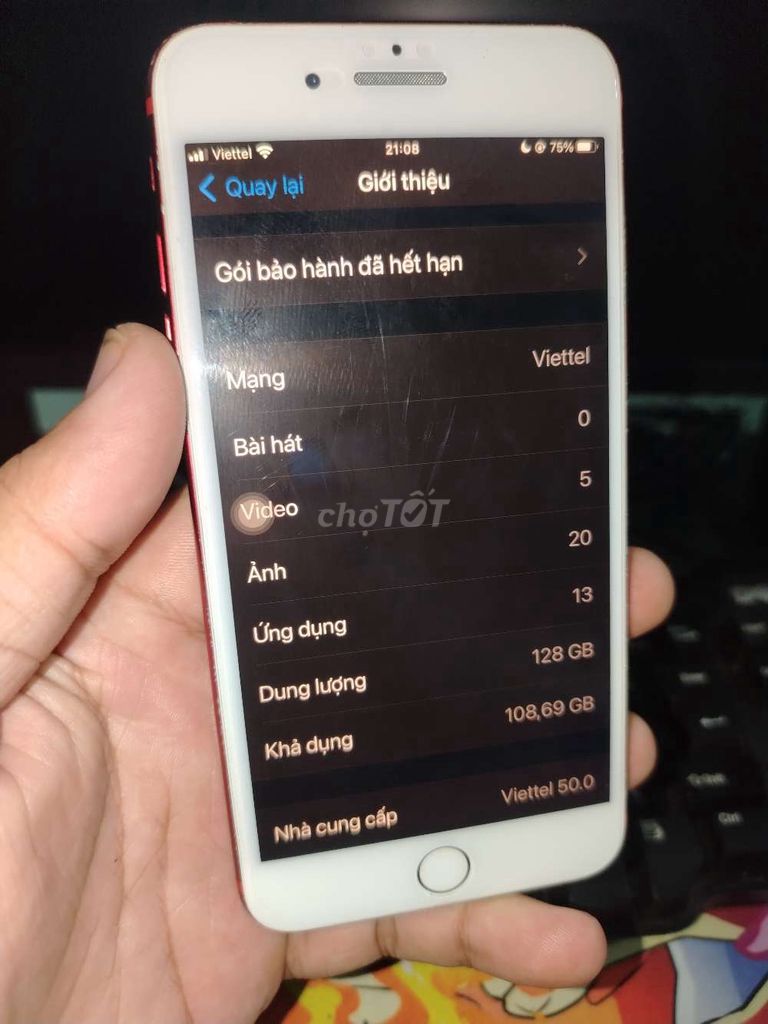 iPhone 7 Plus 128GB Đỏ. Mua bán Điện thoại tại Huyện Châu Thành Tiền Giang được đăng bởi Lê Văn Tâm hình 1