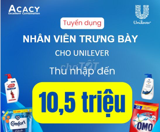 NHÂN VIÊN TRƯNG BÀY SIÊU THỊ