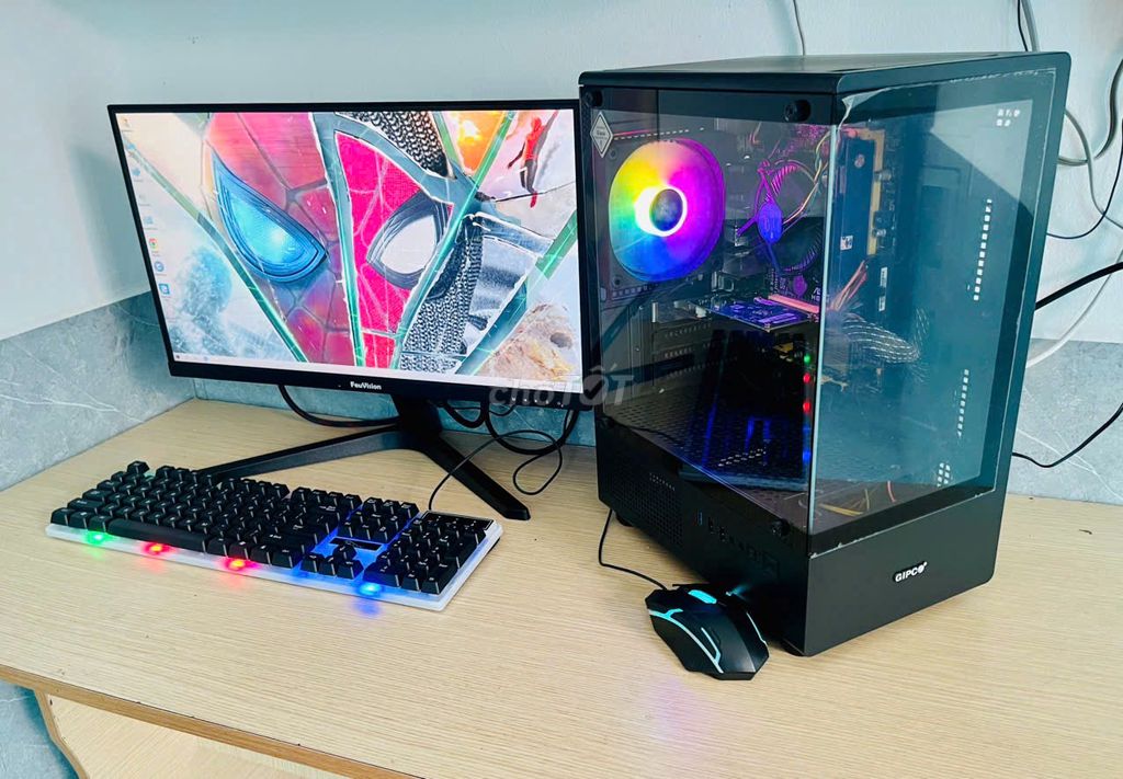 Bộ máy tính chơi game màn full hộp còn bảo hành. Mua bán Máy tính để bàn tại Huyện Tiên Lãng Hải Phòng được đăng bởi Tiến hình 1