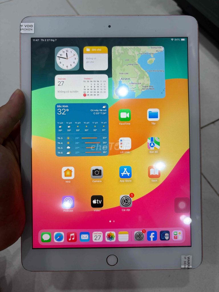 Apple iPad Gen 6 Wifi 32GB Home Không Nhận. Mua bán Máy tính bảng tại Quận Hai Bà Trưng Hà Nội được đăng bởi Dũng hình 1
