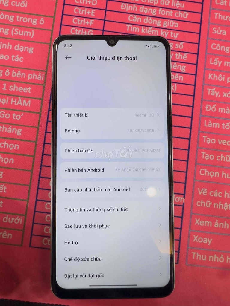 Xiaomi Redmi 13C 128GB Xanh. Mua bán Điện thoại tại Huyện Thanh Trì Hà Nội được đăng bởi long hình 1