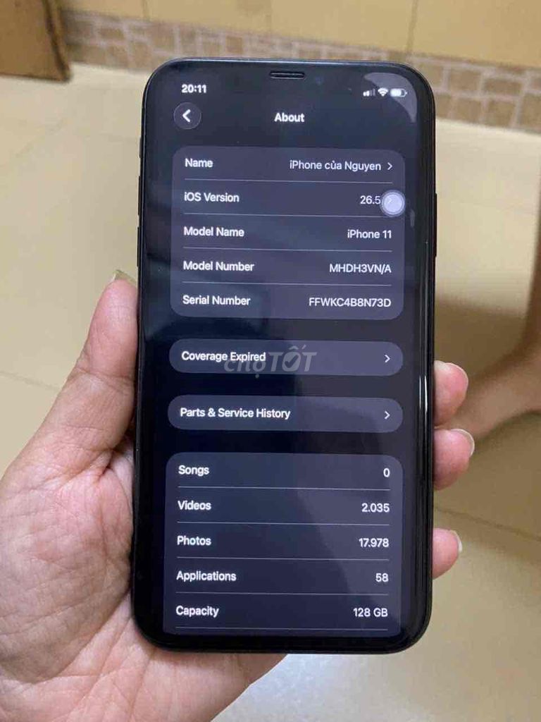 Apple iPhone 11 128GB Đen Zin 100%. Mua bán Điện thoại tại Quận Gò Vấp Tp Hồ Chí Minh được đăng bởi Nguyên hình 1
