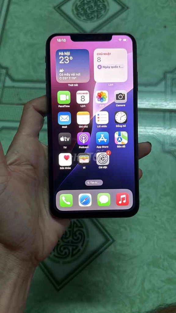 Apple iPhone XS Max 64GB Đen. Mua bán Điện thoại tại Thành phố Mỹ Tho Tiền Giang được đăng bởi Nguyễn Huy Vĩnh  hình 1