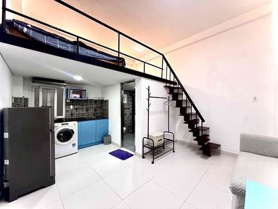 🏡 Khai trương căn hộ duplex 40m2 máy giặt riêng. Gần cầu Công Lý