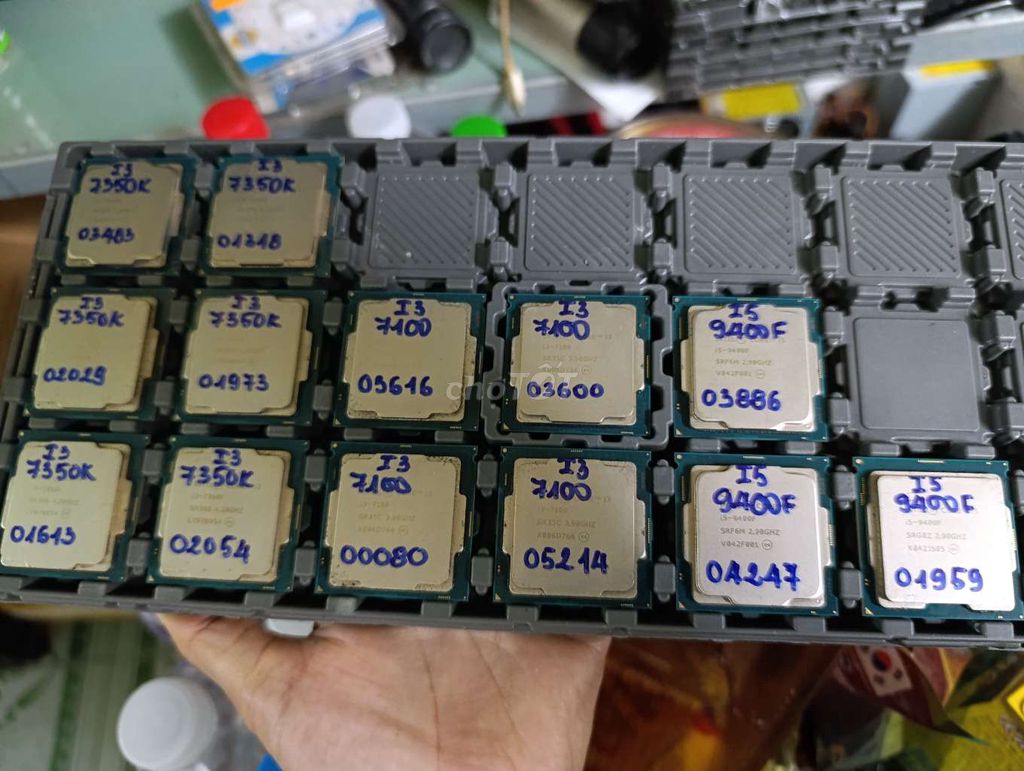 CPU  i3 7350K i3 7100 i5 9400f i3 8100 G5400. Mua bán Linh kiện (RAM, Card...) tại Huyện Hóc Môn Tp Hồ Chí Minh được đăng bởi Kim chi hình 1