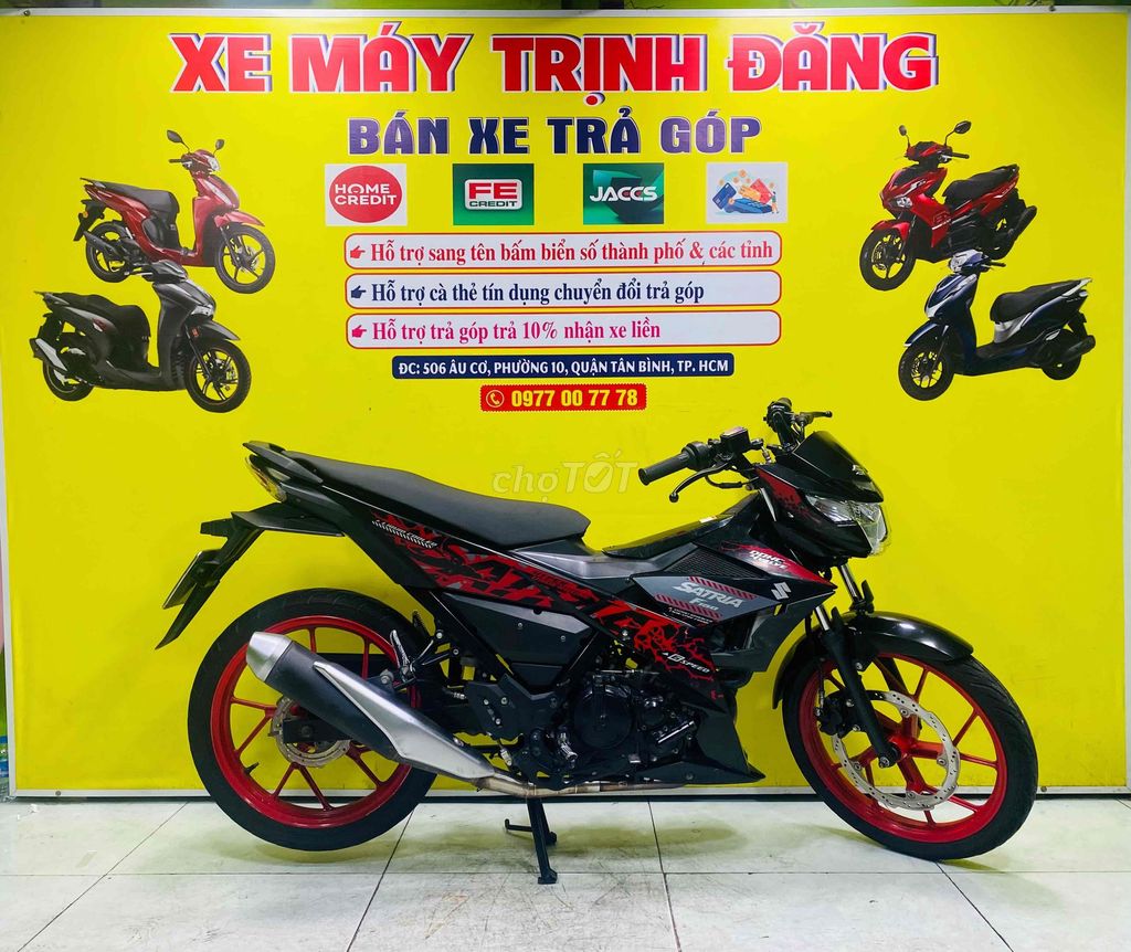 Suzuki Satria F150 hỗ trợ góp trả 2tr nhận xe. Mua bán Xe máy tại Quận Tân Bình Tp Hồ Chí Minh được đăng bởi XE MÁY TRỊNH ĐĂNG hình 2