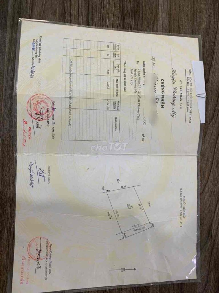 Cần bán gấp 200 full thổ cư