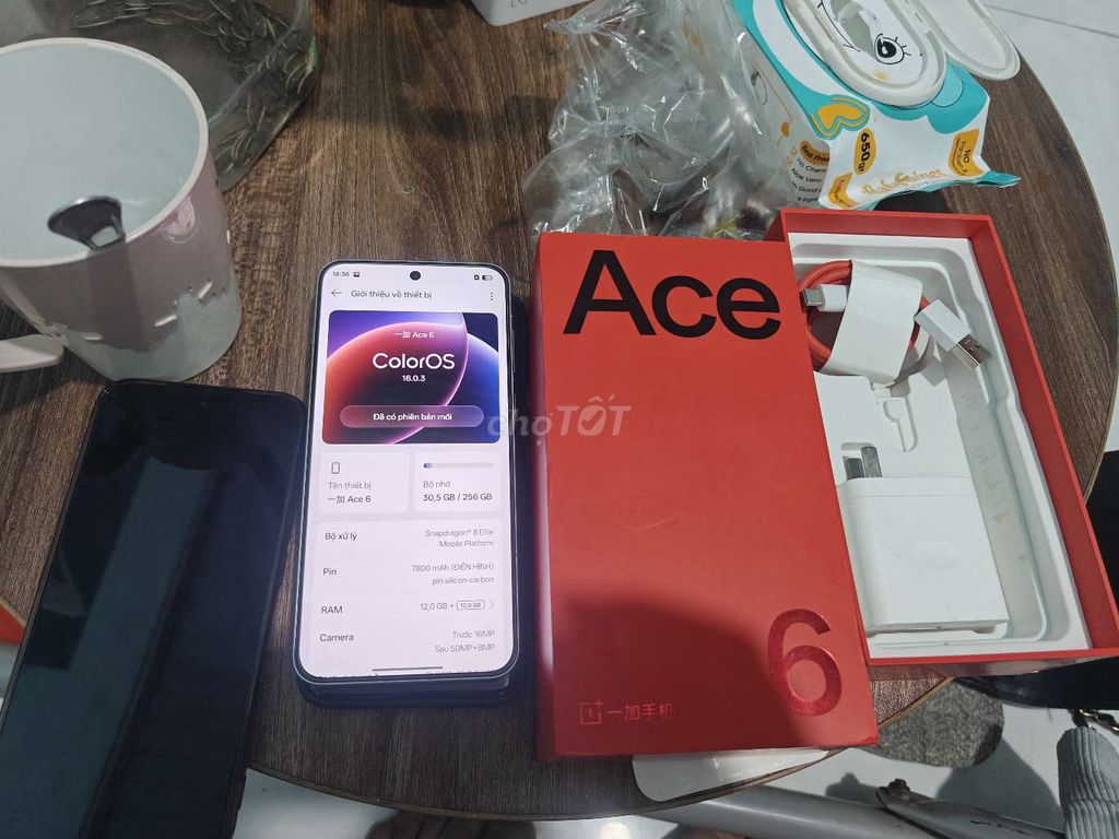 OnePlus Ace 6 256GB Bạc. Mua bán Điện thoại tại Thành phố Biên Hòa Đồng Nai được đăng bởi tuấn  hình 1