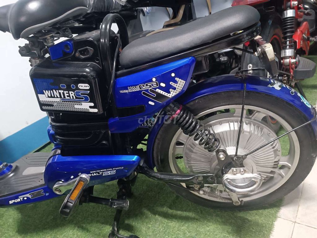 Xe đạp điện Nijia Winters Xanh dương. Mua bán Xe điện tại Huyện Cao Lãnh Đồng Tháp được đăng bởi Xe Điện Đỗ Vũ Ngã Ba ông Bầu hình 4