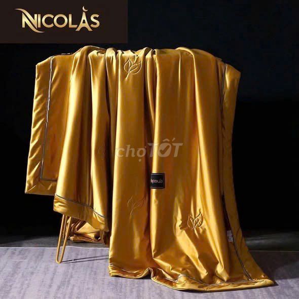 Chăn hè Nicolas Lụa lạnh tơ tằm 2m x 2m3. Mua bán Giường, chăn ga gối nệm tại Quận Nam Từ Liêm Hà Nội được đăng bởi Lê Sáng hình 1