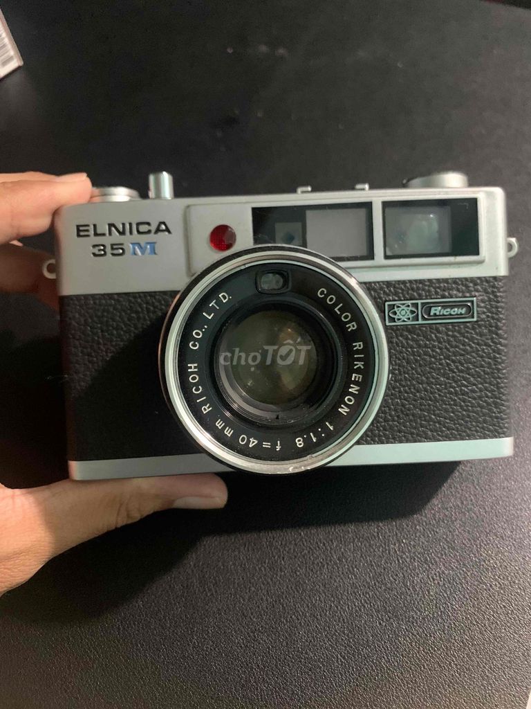 Máy ảnh cổ Ricoh kim loại màu bạc. Mua bán Máy ảnh, Máy quay tại Quận Ninh Kiều Cần Thơ được đăng bởi Blokees hình 1