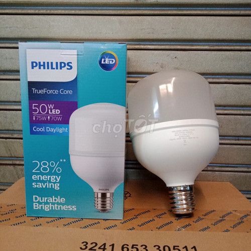 Bóng trụ Philips 50W mẫu mới, chất lượng sáng cao