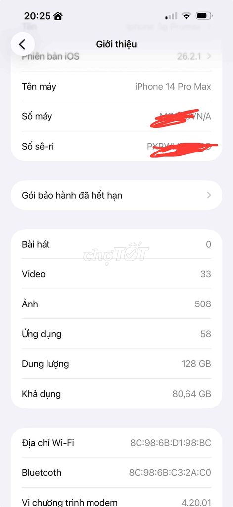 Apple iPhone 14 Pro Max 128GB. Mua bán Điện thoại tại Huyện Yên Mỹ Hưng Yên được đăng bởi Mr anh hình 1