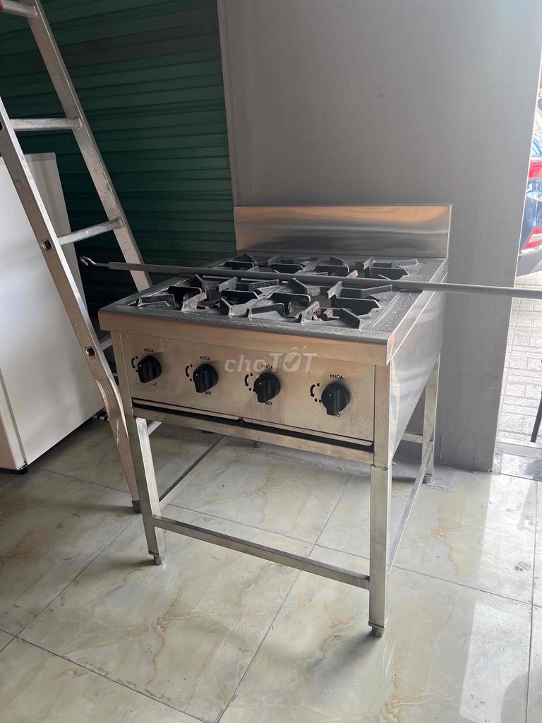 Bếp gas công nghiệp Inox 4 họng. Mua bán Bếp, lò, đồ điện nhà bếp tại Thành phố Nha Trang Khánh Hòa được đăng bởi Леонтьева Оксана hình 1