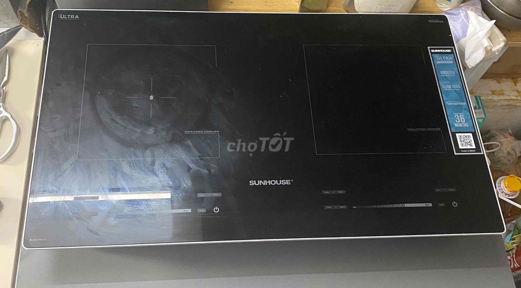 Bếp từ hồng ngoại Sunhouse Ultra Đen. Mua bán Bếp, lò, đồ điện nhà bếp tại Quận Bình Thạnh Tp Hồ Chí Minh được đăng bởi Bùi Văn Hậu  hình 1