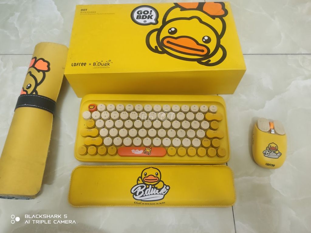 Full bộ bàn phím cơ và chuột LOFREE BDuck